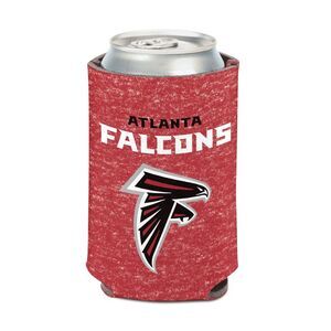 NFL Atlanta Falcons Can Cooler Koozie 2-Sided Design in Heathered Red